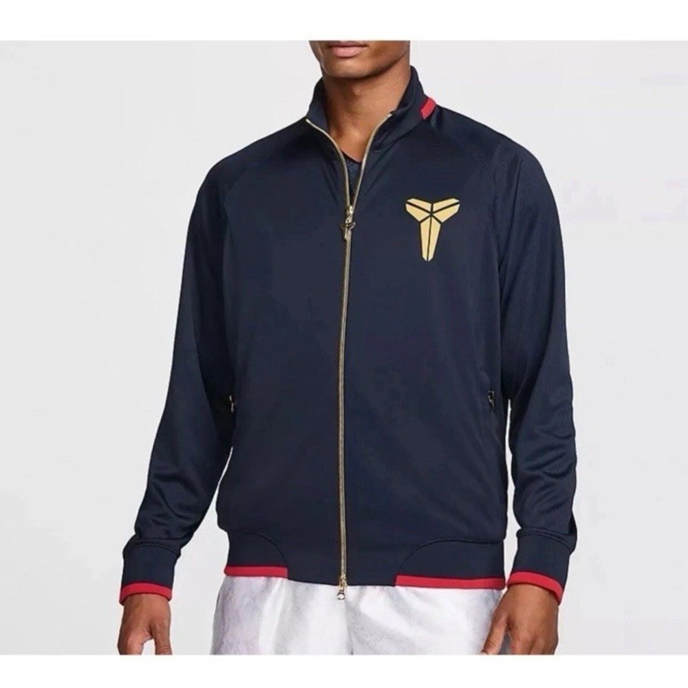Nike Kobe Bryant Mamba Men's Dri-Fit Jacket Navy Blue Sz Small FZ0936-475 New